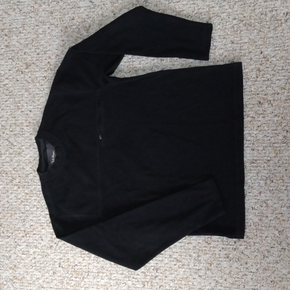 L.L.Bean Fleece Sweateshirt Size S Black